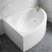 Frontline Orlah 1500x1040mm Corner Bath with Seat | Left or Right Hand