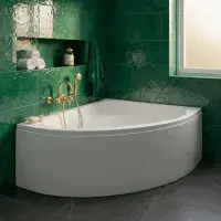Frontline Orlah 1500x1040mm Corner Bath with Seat | Left or Right Hand