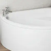 Frontline Orlah 1500x1040mm Corner Bath with Seat | Left or Right Hand