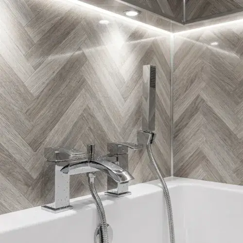 Frontline Pure Chrome Bath Shower Mixer Tap