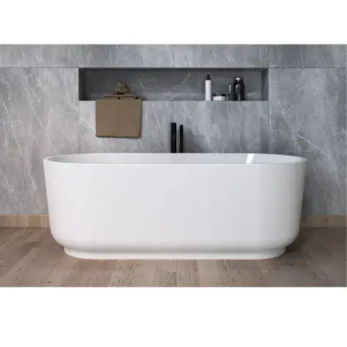 Frontline Savannah 1680 x 800mm White Freestanding Bath