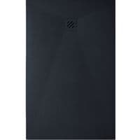 Frontline Structure 24mm Slate Effect Shower Tray - Black