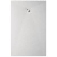 Frontline Structure 24mm Slate Effect Shower Tray - White