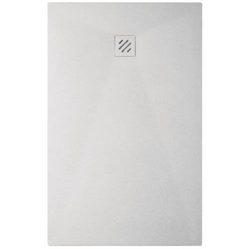 Frontline Structure Slate Effect Square Tray With Waste - White - Various Size