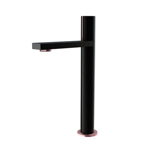 Frontline Velar Mono Tall Basin Mixer Tap With Waste - Black