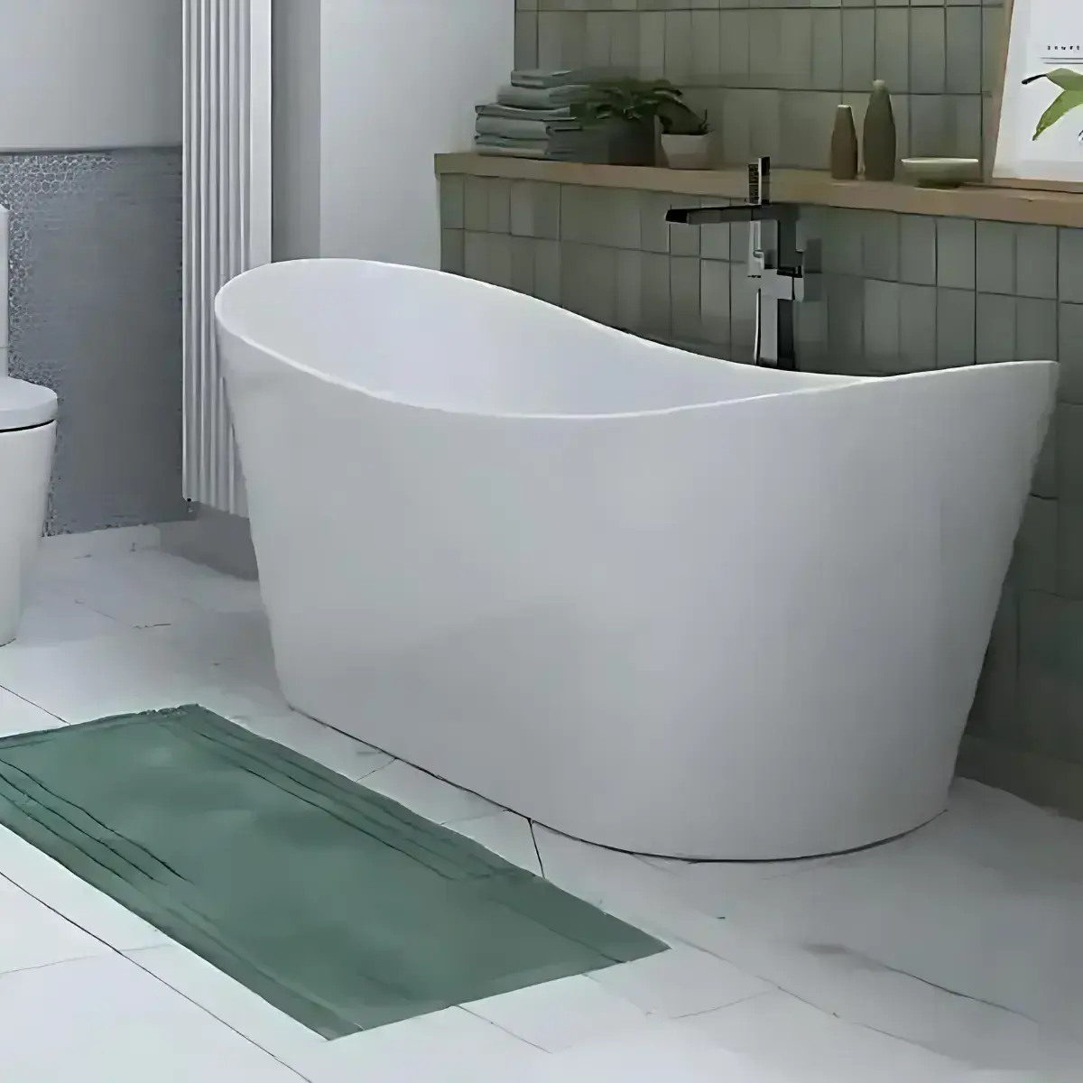 Modern freestanding bath deals