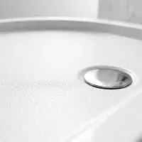 Genesis 40mm Anti-Slip Offset Quadrant Shower Tray - 1000mm x 800mm - Left or Right Hand