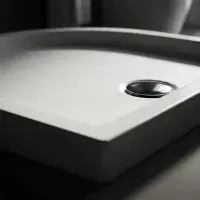 Genesis 40mm Anti-Slip Offset Quadrant Shower Tray - 1000mm x 800mm - Left or Right Hand