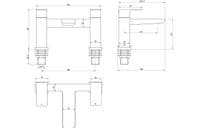Bathrooms of Style Delphinus Bath Filler - Black