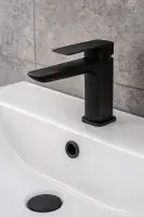 Berion Monobloc Basin Tap, Black