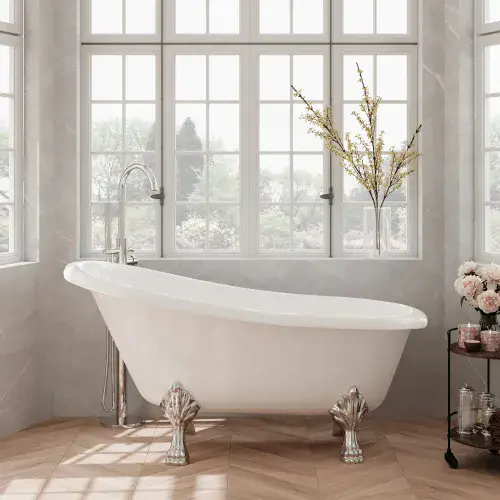 Gotland Slipper Freestanding Bath & Feet 1600mm