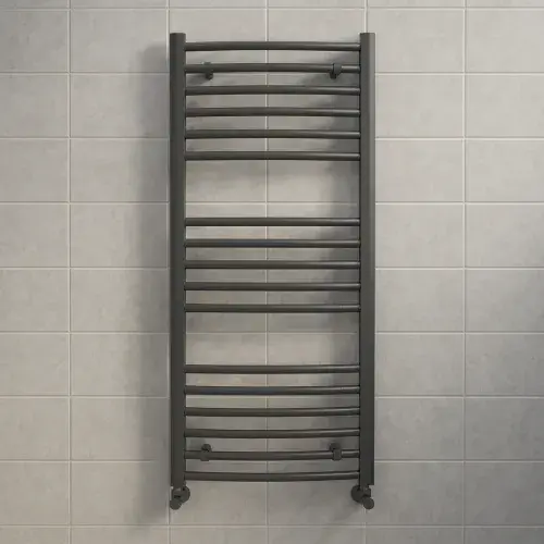Grena Curved 30 Ladder Radiator 500 x 1200, Anthracite