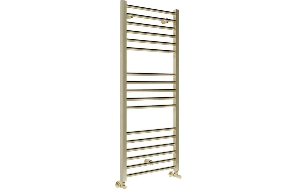 Grena Straight Ladder Radiator 500 x 1600mm Brushed Brass