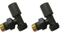 Grena Straight Ladder Radiator 600 x 1200mm, Matt Black