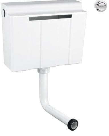 Grohe Concealed Fushing Cistern with Dual Chrome Button