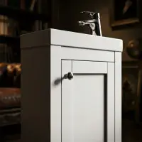 Hardwick 39CM Traditional Unit & Basin - Matt White