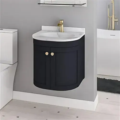 Hardwick 50 CM Wall Hung Vanity Unit Matt Anthracite