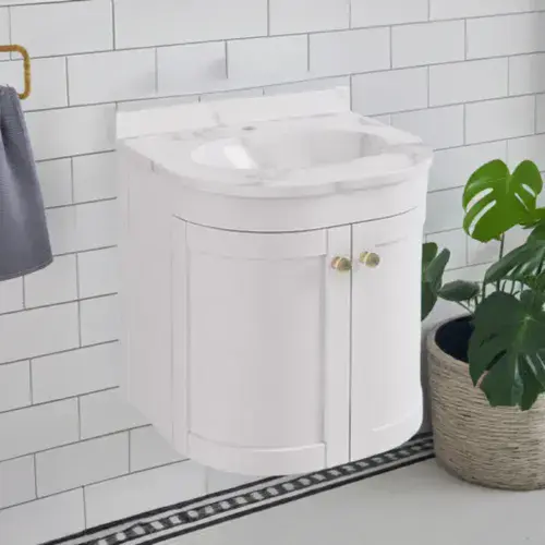Hardwick 50 CM Wall Hung Vanity Unit Matt White