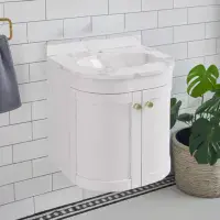 Hardwick 500mm Wall Hung Vanity Unit Matt White