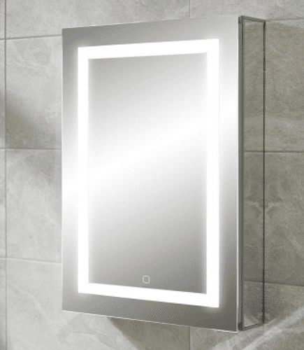 Harris Led Bathroom Mirror Cabinet, 500mm x 700mm