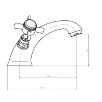 Haymarket Basin Mono Tap with Click Waste Chrome