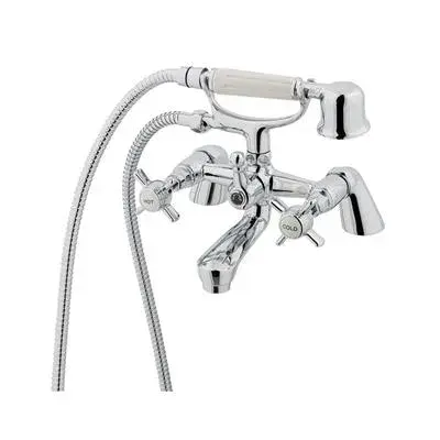 Haymarket Standard Bath Shower Mixer with Kit - Chrome