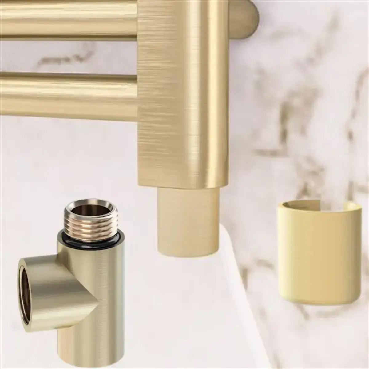 Heating Element For Dual Fuel Radiators Eco Brushed Brass