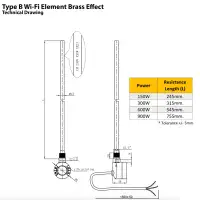 Heating Element Type B - WiFi - Dual Fuel or Electric Only - Matt Black