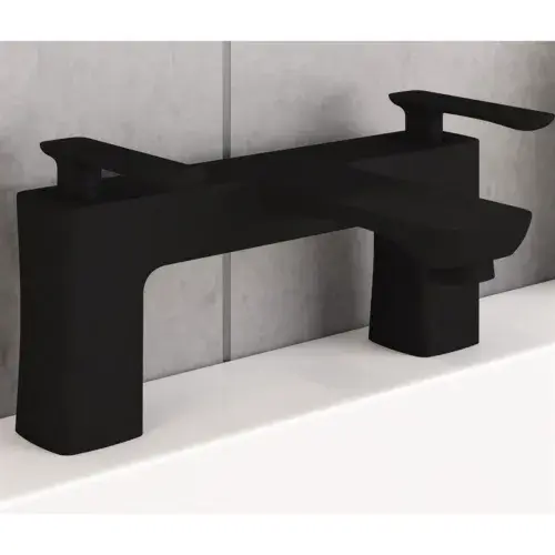 Helston Bath Filler Tap - Black