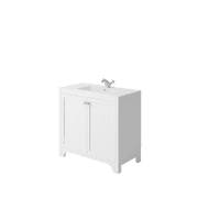 Henley 60 CM Vanity Unit Arctic White with Stone Resin Gloss White Basin