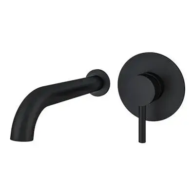 Heyford Wall Mounted Bath Filler Tap Matt Black