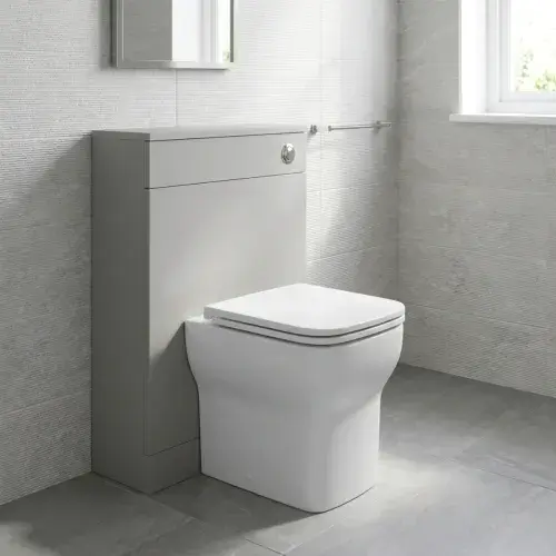 Hue 550mm Matt Grey Back-to-Wall WC Unit
