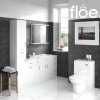 Icare Assist Vanity Unit and Toilet Set withs Taps