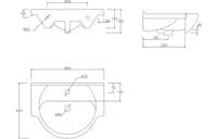 Icare Comfort Height Serpens Toilet & Vanity Basin Unit Pack