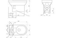 Icare Comfort Height Serpens Toilet & Vanity Basin Unit Pack