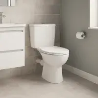 Raised Height Disabled Toilet – Icare Close Coupled Comfort Height WC | Accessible Toilet UK