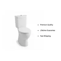 Raised Height Disabled Toilet – Icare Close Coupled Comfort Height WC | Accessible Toilet UK