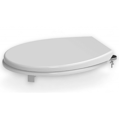 Icare Soft Closing Toilet Seat (White or Blue), Heavy duty