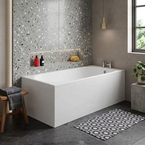 Imperial Acrylox 1680mm x 685mm Single Ended Bath