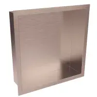 Inset Shower Niche Brushed Bronze - Stainless Steel