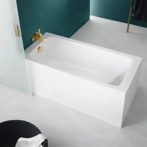 Kaldewei Cayono 170 x 75cm Steel Bath - Alpine White, No Tap Hole