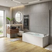 Kaldewei Eurowa ECO Premium Steel Bath, 1700 x 700mm, White, 2 Tap Holes, Anti-Slip with Grips