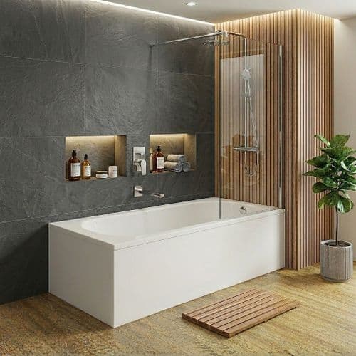 Kaldewei Eurowa Premium Steel Bath, Anti-slip Bath, 1700mm x 700mm, White, 0 Tap Holes