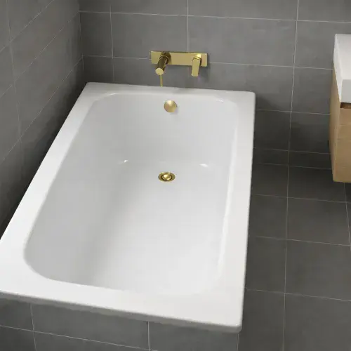 Kaldewei Eurowa Steel Bath, Anti-slip Bath, 1700mm x 700mm, White, 0 Tap Holes