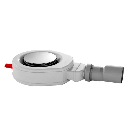 Kaldewei KA90 90mm Flat Horizontal With Chrome Cover Cap And Hair Catcher
