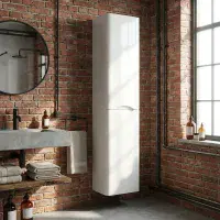 Kalmar 300mm Waterproof Tall Unit - Gloss White