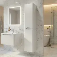 Kalmar 300mm Waterproof Tall Unit - Gloss White