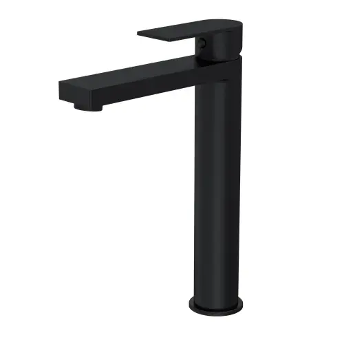 Kavlo High-Rise Mono Basin Mixer - Matt Black