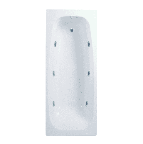 Kaya 6 Jet Whirlpool Bath 1700 x 700mm