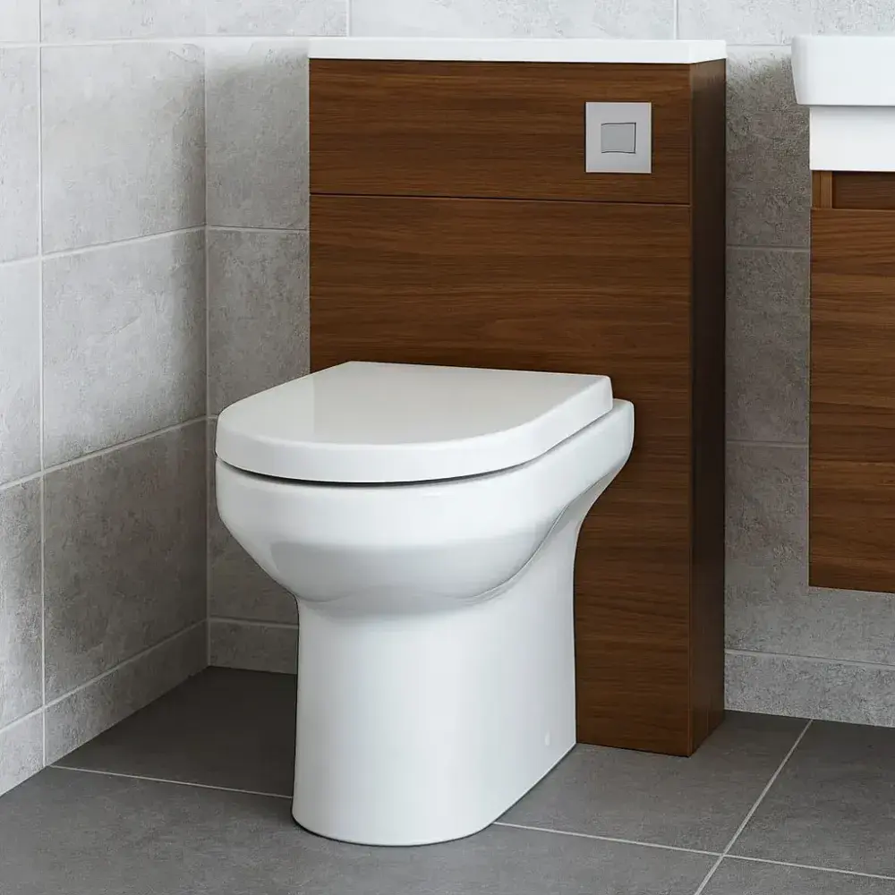 Kenley Comfort Height Back To Wall Toilet Pan and Soft Close Seat White